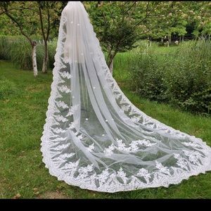 Cathedral veil never used!